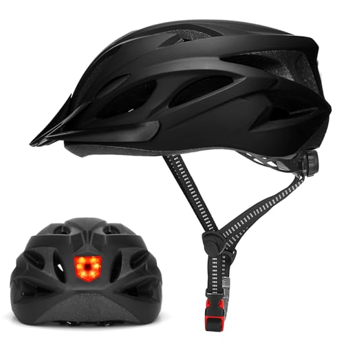 Cityhelm mit integriertem Rücklicht – verstellbar 57–62 cm, unisex