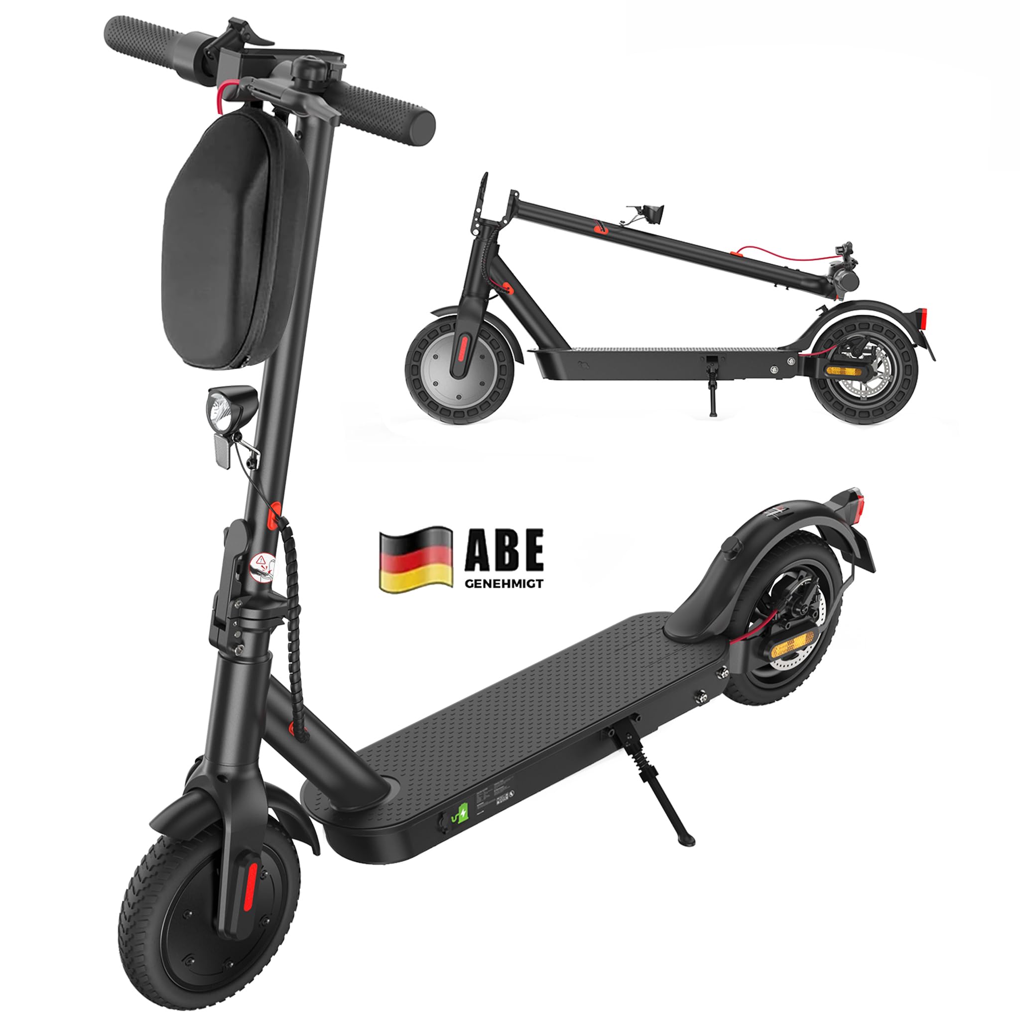 E-Scooter mit Straßenzulassung – 350W, 30 km Reichweite, 120 kg, 20 km/h