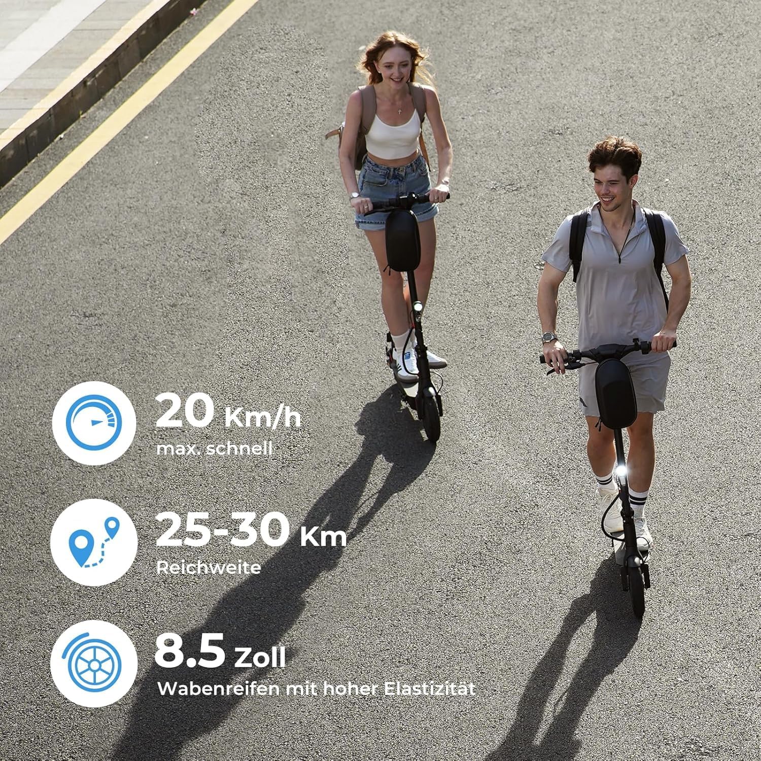 E-Scooter 350 W mit Straßenzulassung Ansicht 2