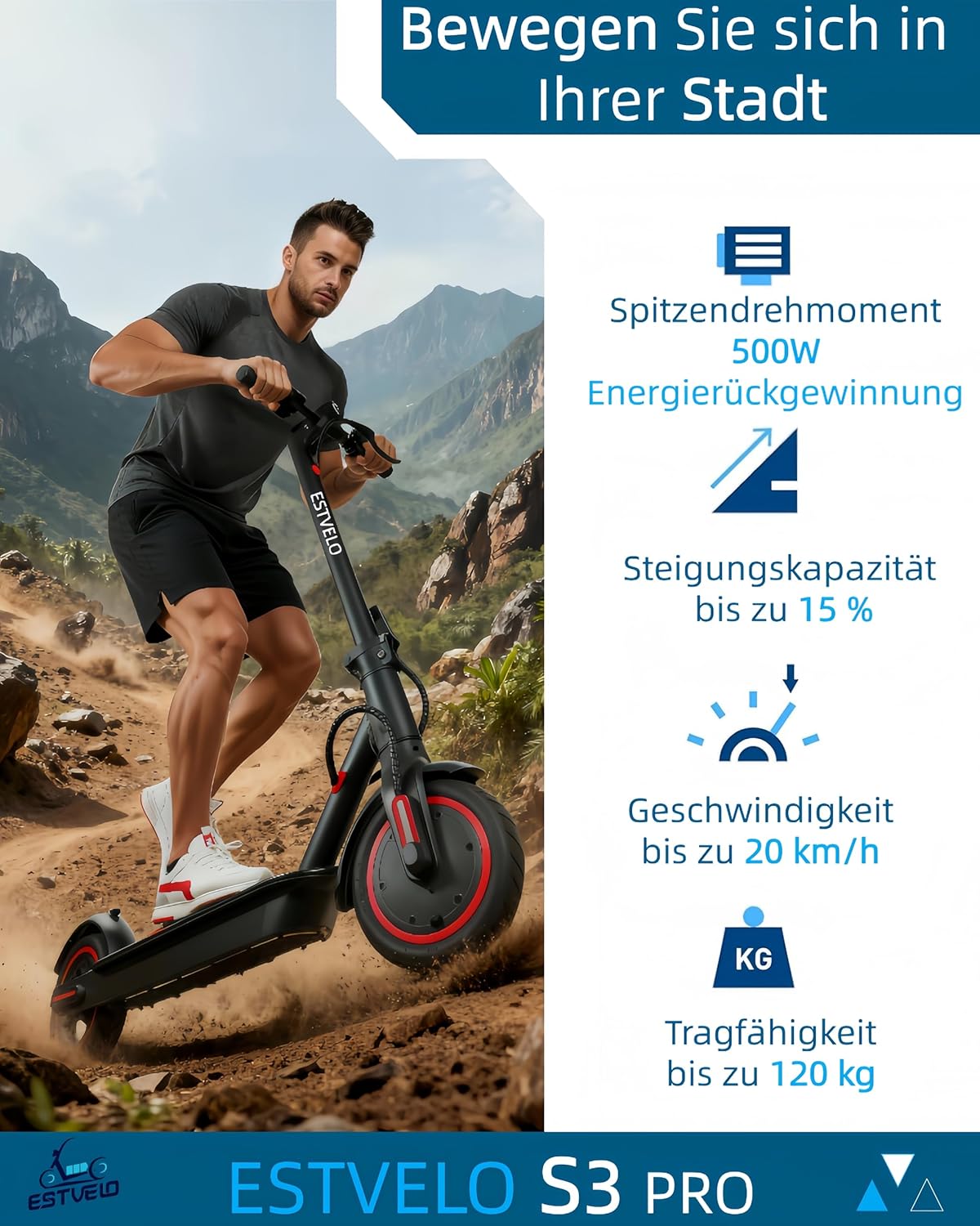 ESTVELO S3 Pro Ansicht 2