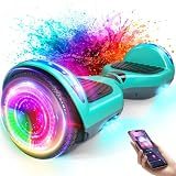 Hoverboard mit Bluetooth & bunten LED-Lichtern