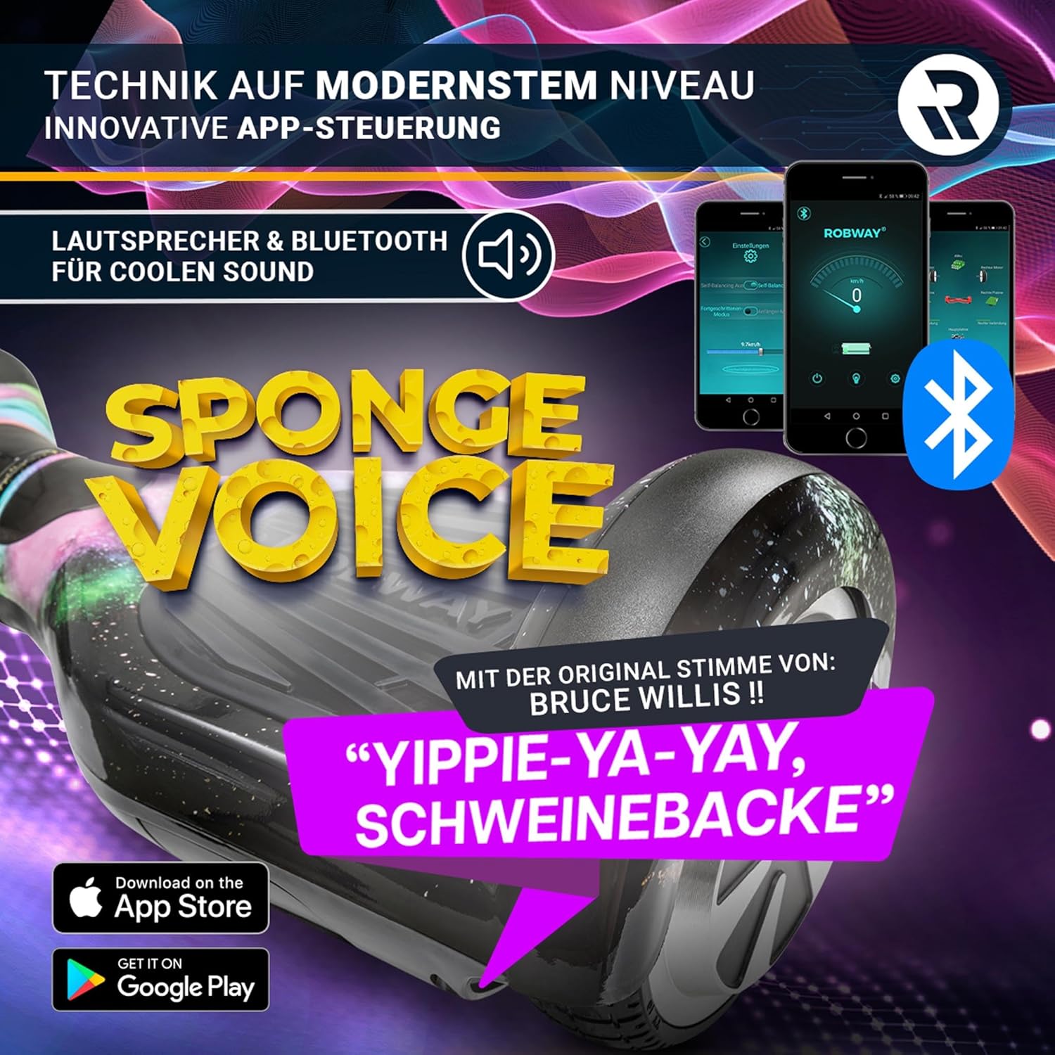 Robway W1 Hoverboard Ansicht 2