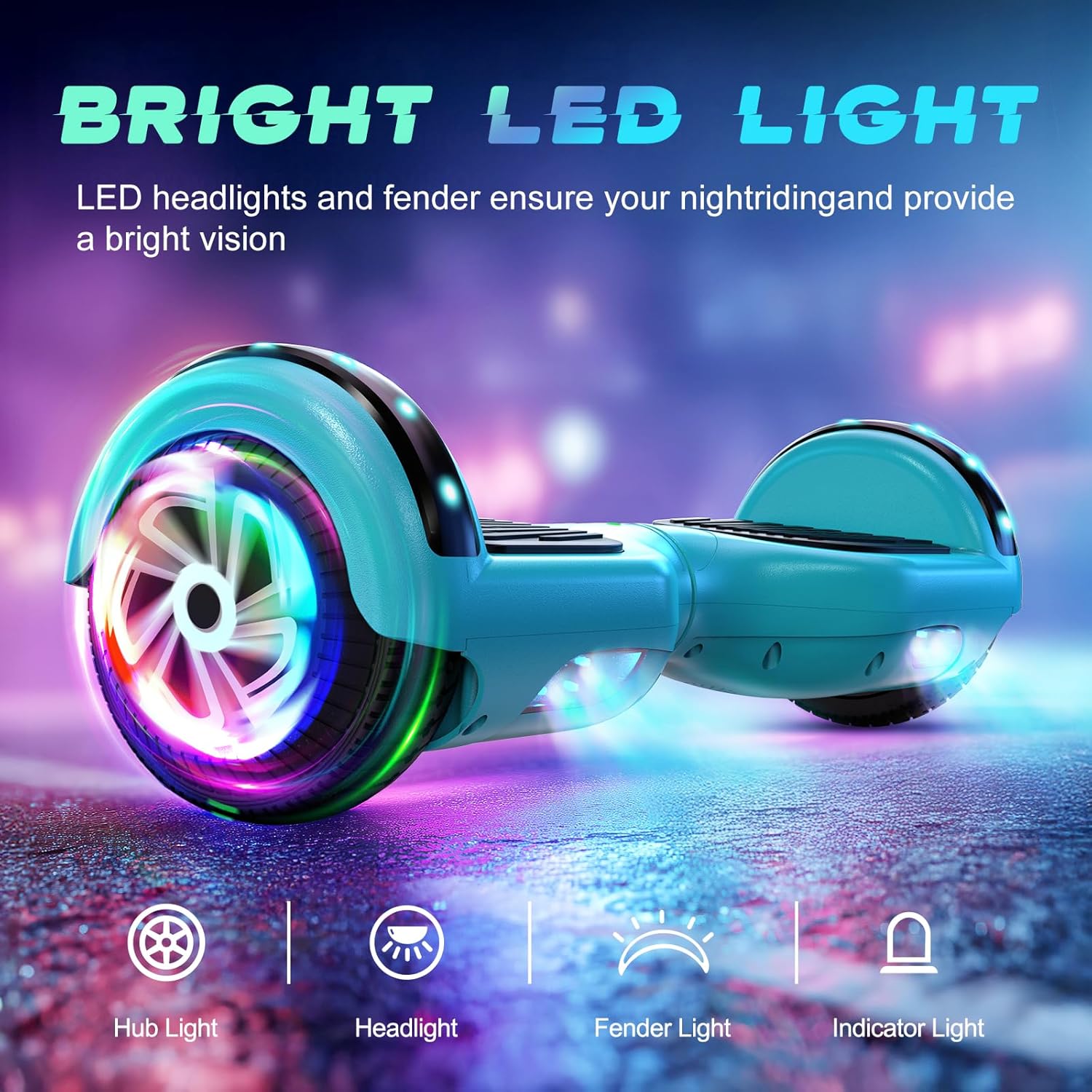 SISIGAD Hoverboard Off-Road Ansicht 2